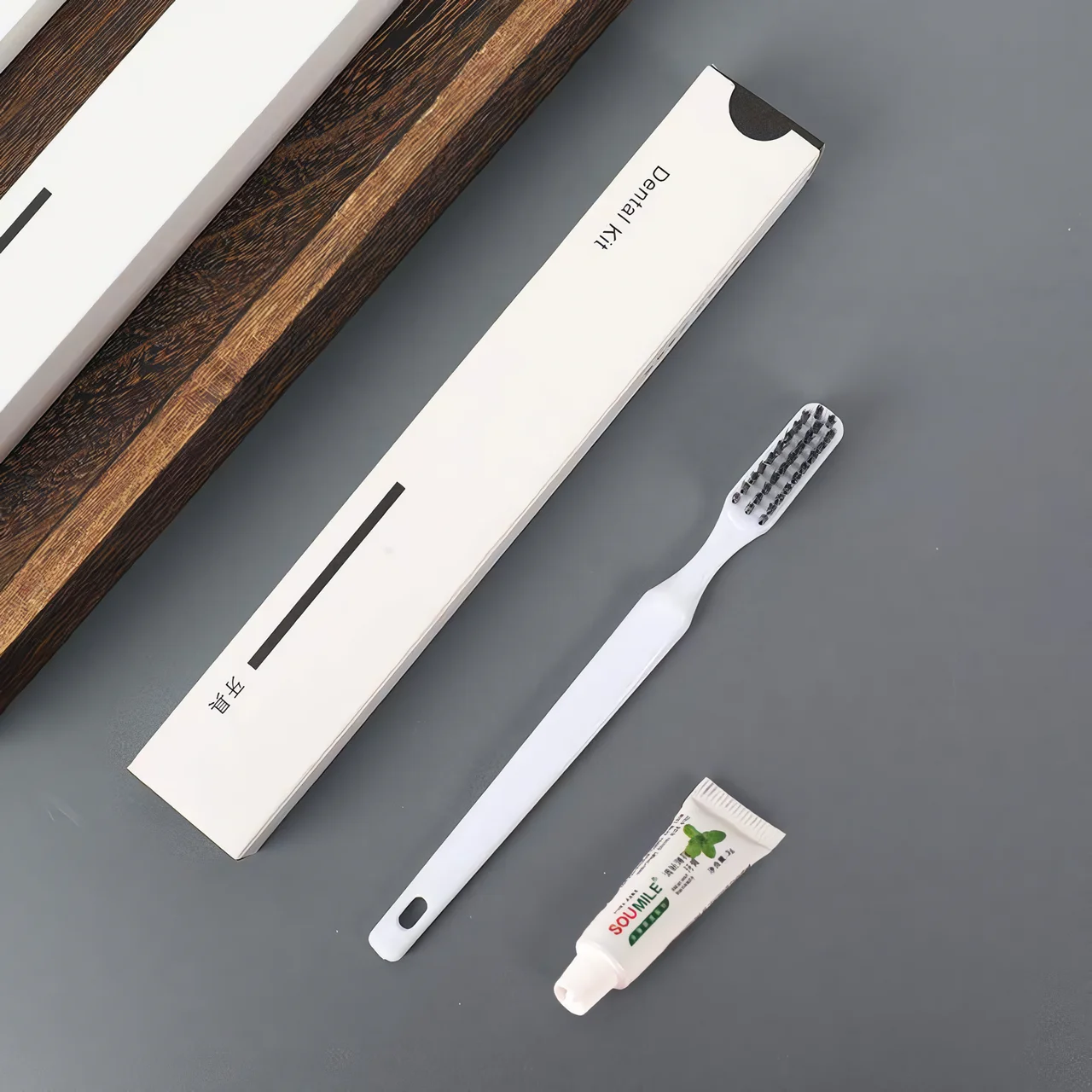 Renfola Urban Collection Hotel Dental Kit, White Handle with 3g Toothpaste