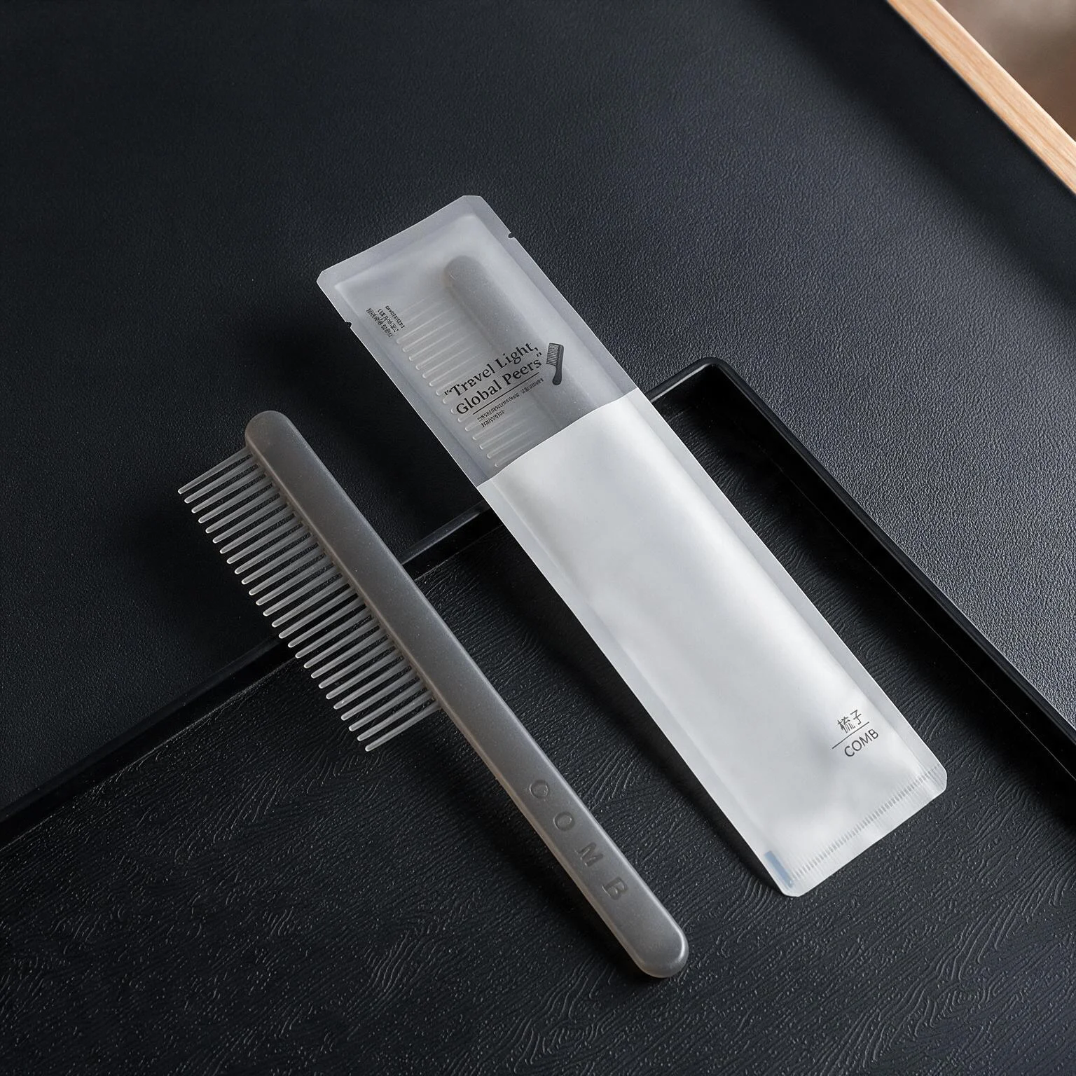 Renfola Meridian Collection Hotel Comb, Frosted Wide-Tooth 19.5cm