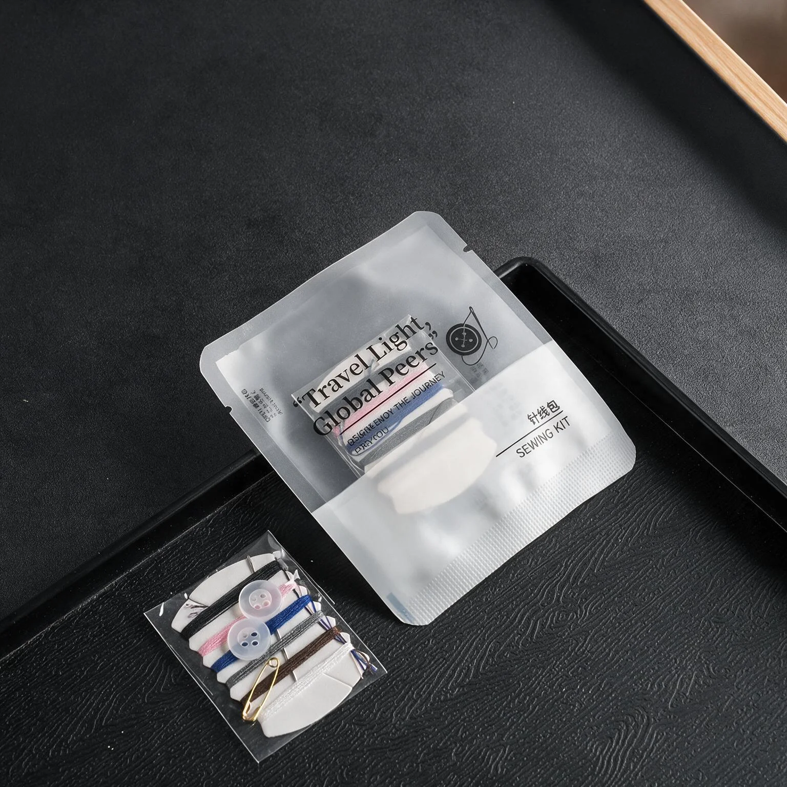 Renfola Meridian Collection Hotel Sewing Kit, 6 Threads with Needles and Buttons