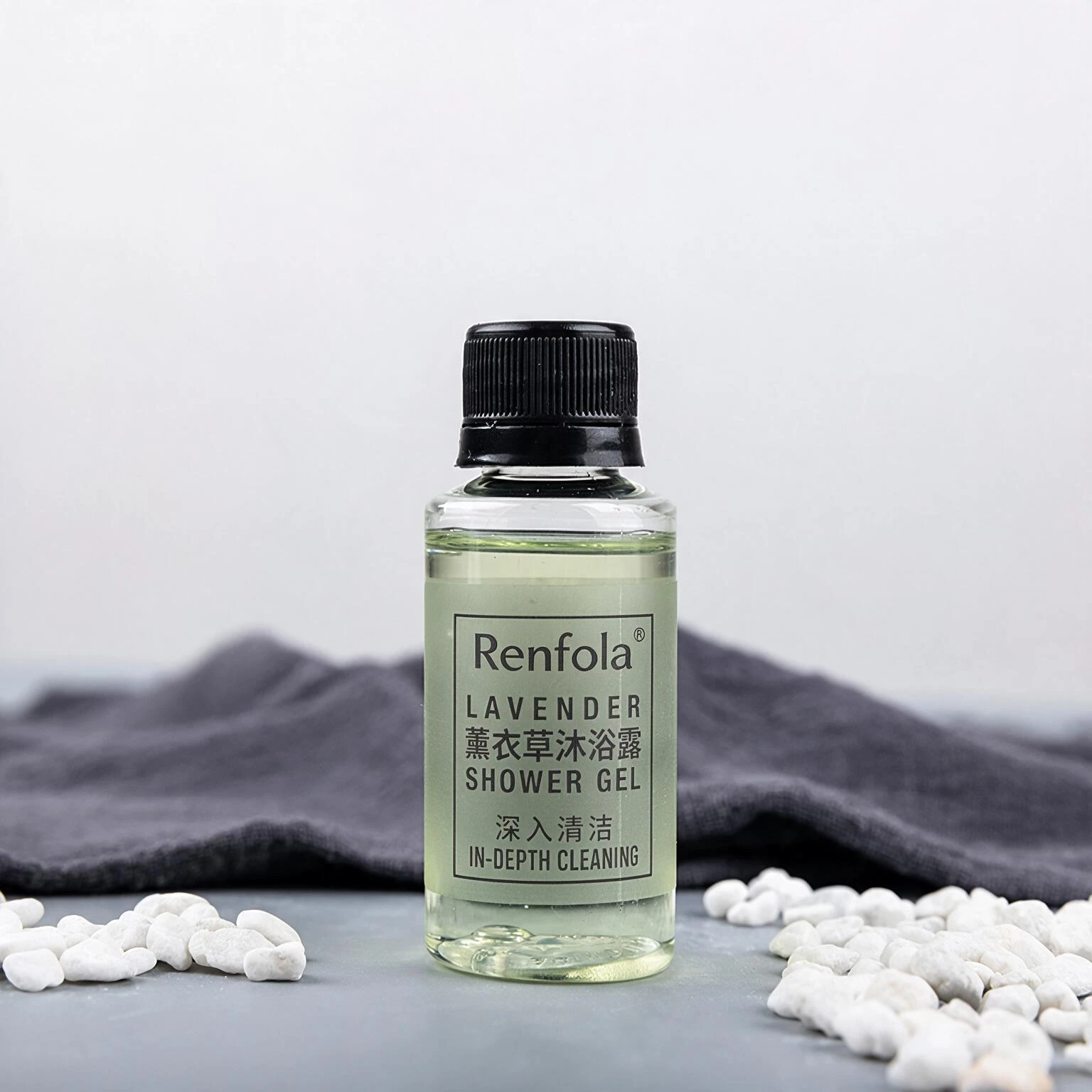 Renfola  Lavender Scented Hotel Shower Gel, 30ml (1.0 fl oz)