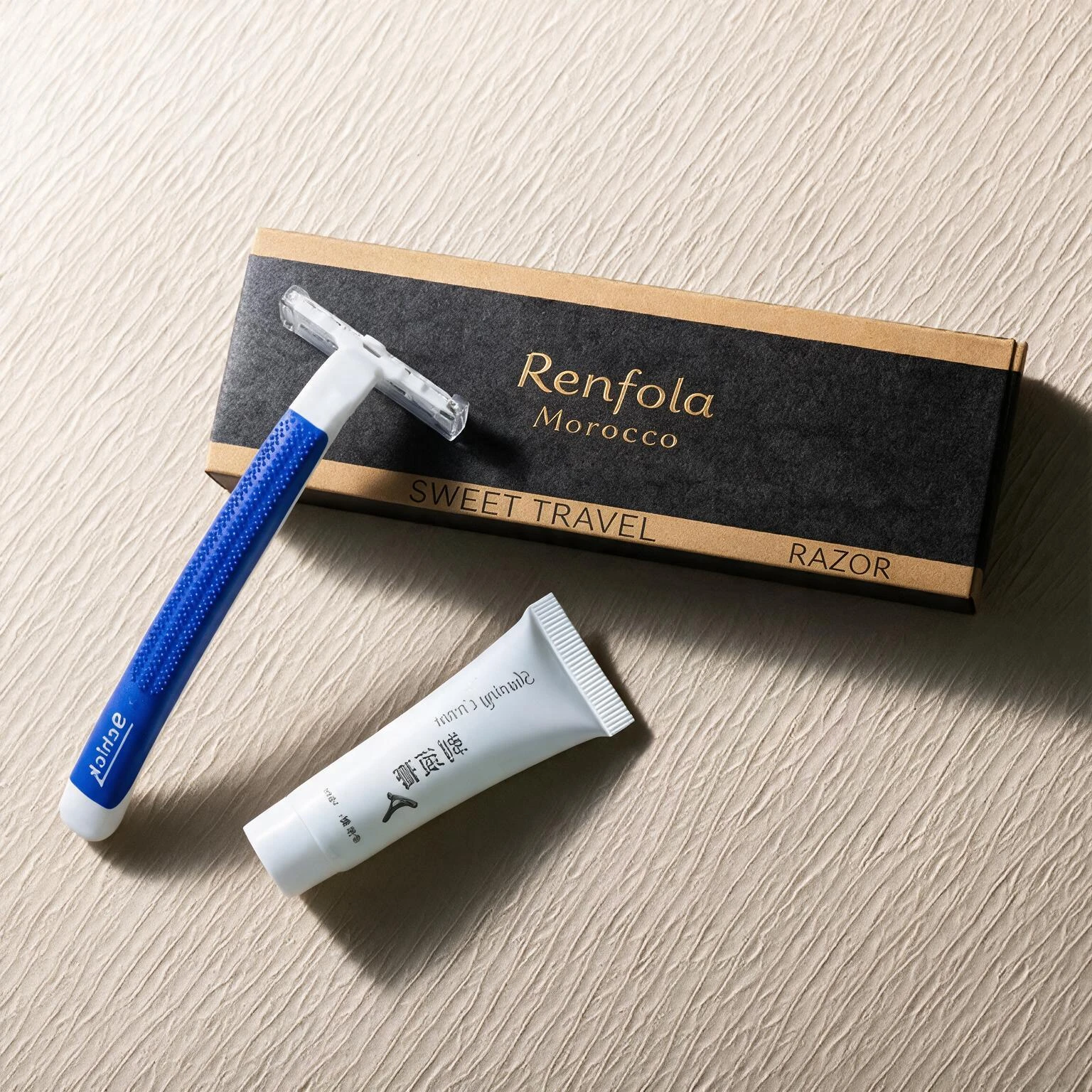 Renfola Ardenne Collection Hotel Razor, Twin Blade with 10g Shaving Cream