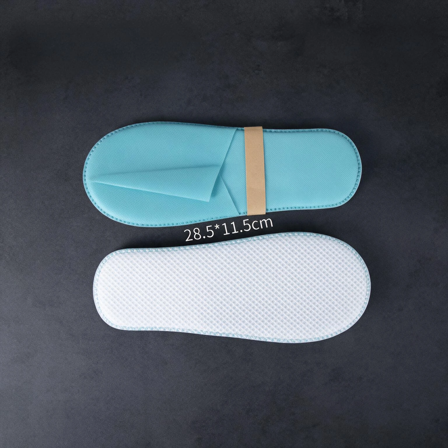 Renfola Hotel Slippers, Economy Line - 90 gsm Non-Woven, 6mm IXPE Inlaid Sole, 28.5cm